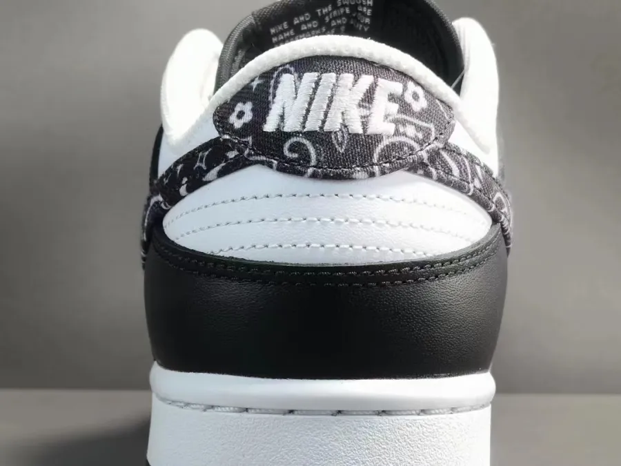 Nike Dunk Low Black Paisley