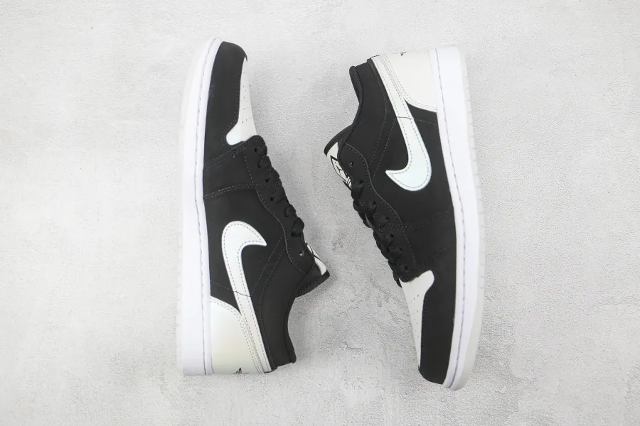 Jordan 1 Black/White Low