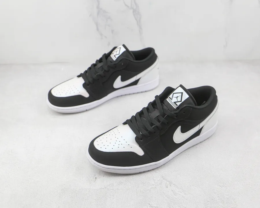 Jordan 1 Black/White Low