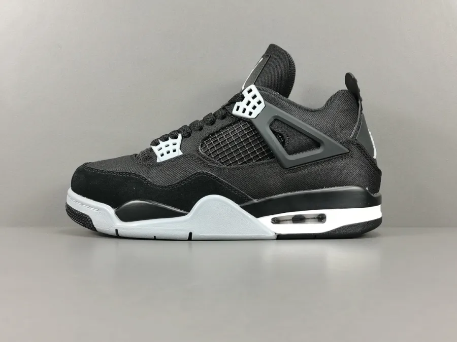 Air Jordan 4 Retro Se Black Canvas