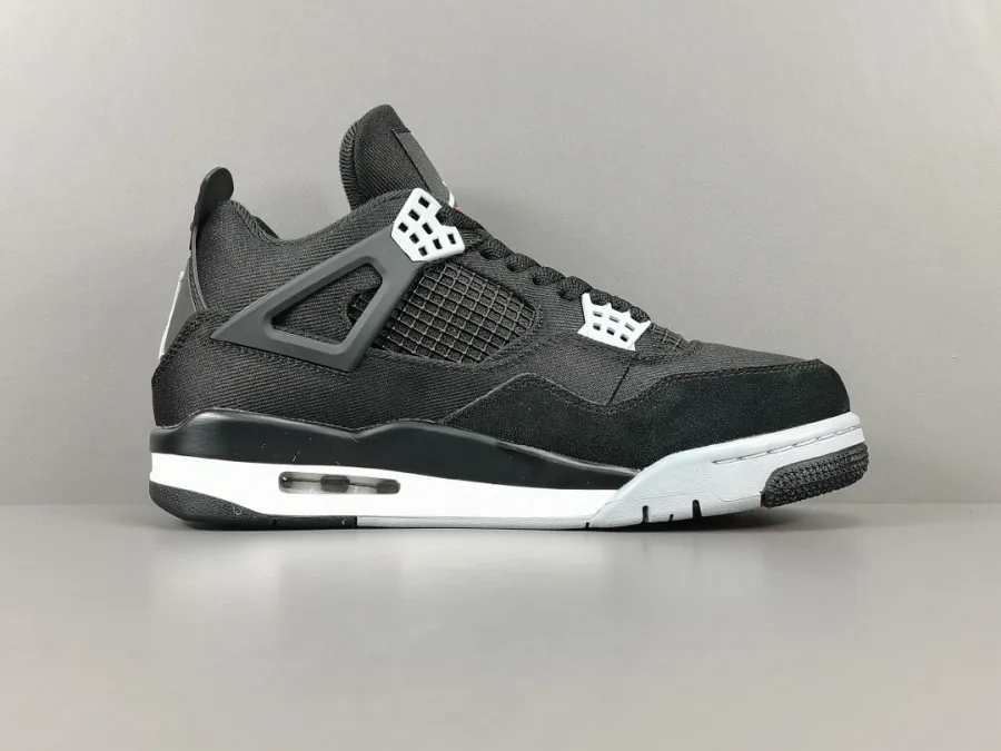 Air Jordan 4 Retro Se Black Canvas