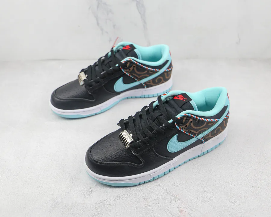 Sb Dunk Low Barber Shop Black