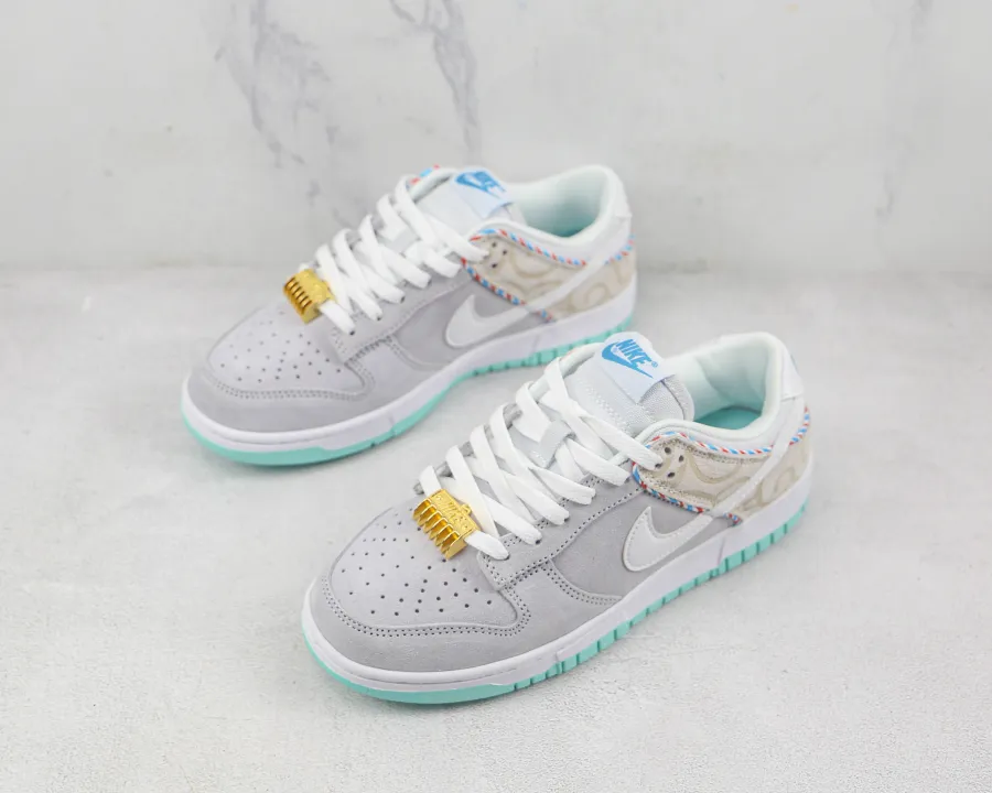 Nike Dunks Low Barber Shop Grey