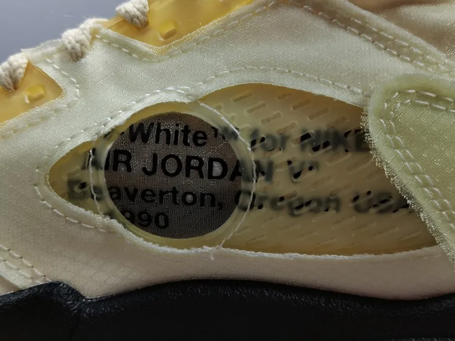 Off-White X Air Jordan 5 Sail