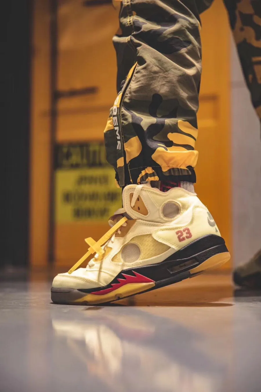 Off-White X Air Jordan 5 Sail