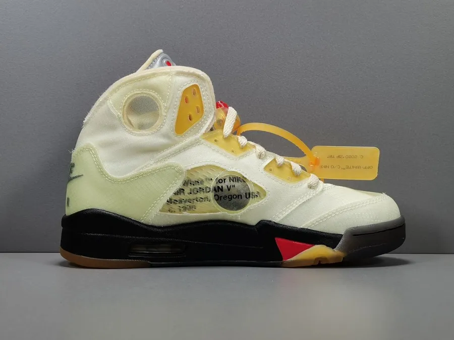 Off-White X Air Jordan 5 Sail