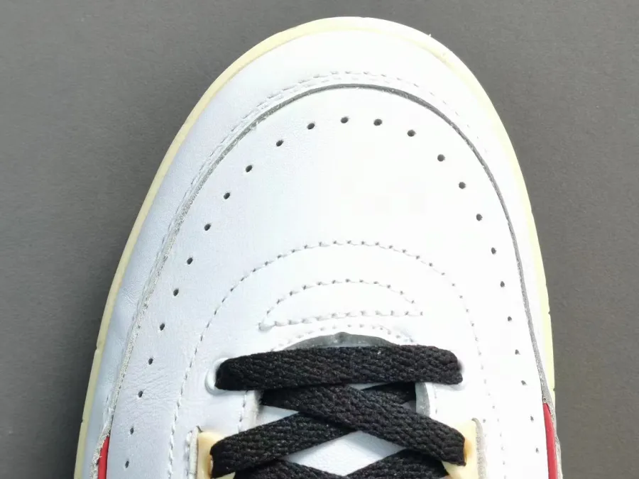 Off-White X Air Jordan 2 Low White Red