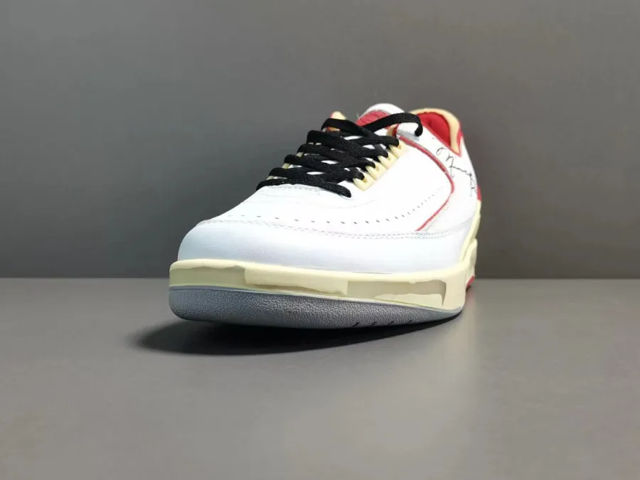 Off-White X Air Jordan 2 Low White Red