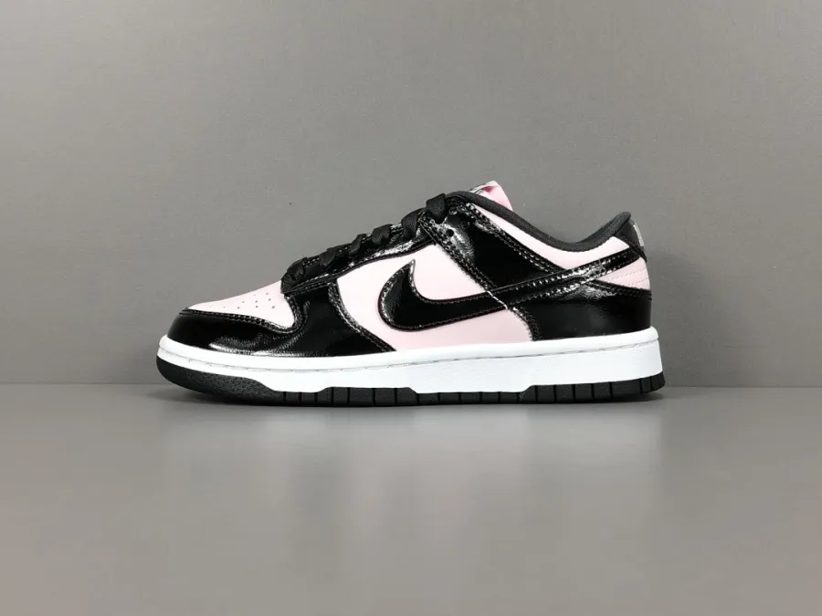 Dunk Low Pink Black Patent