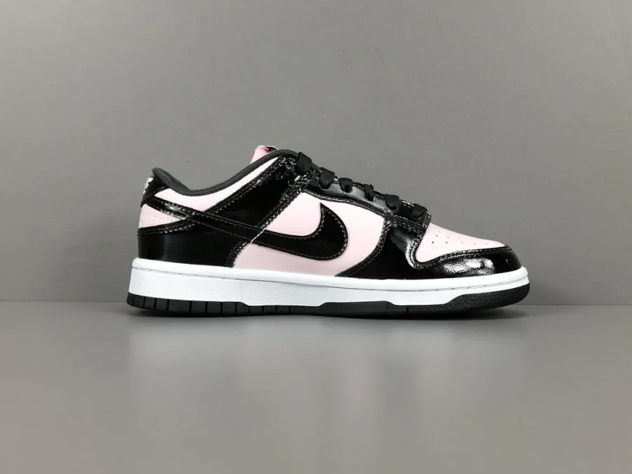 Dunk Low Pink Black Patent