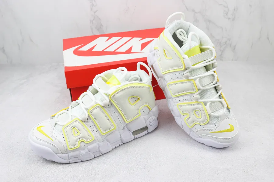 Wmns Air More Uptempo Light Citron 