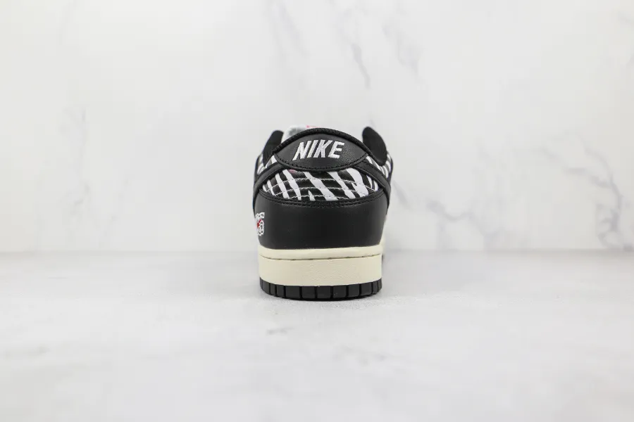 Quartersnacks X Nike Sb Dunk Low Zebra