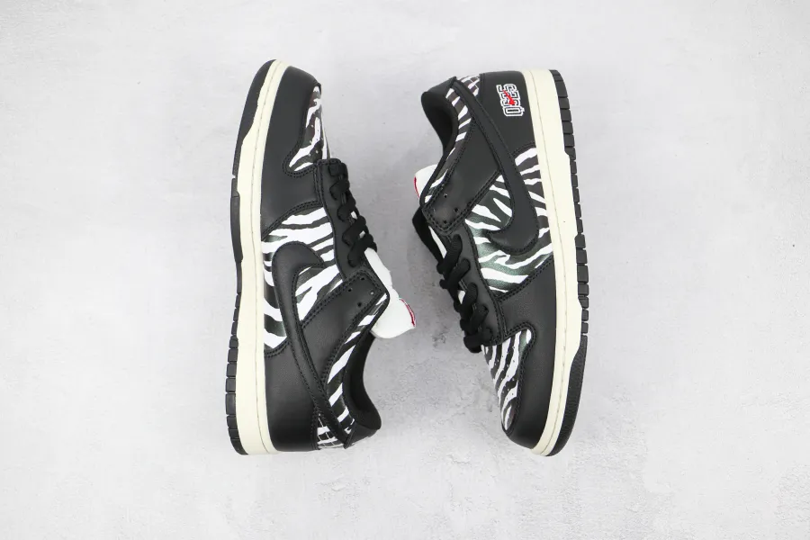 Quartersnacks X Nike Sb Dunk Low Zebra