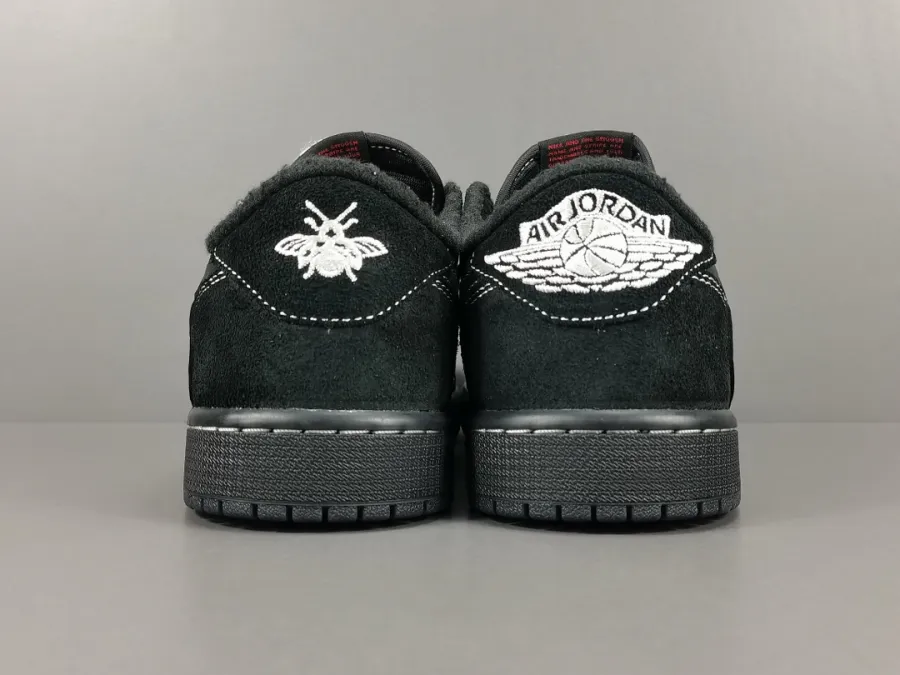 Travis Scott Jordan 1 Black/Phantom Low