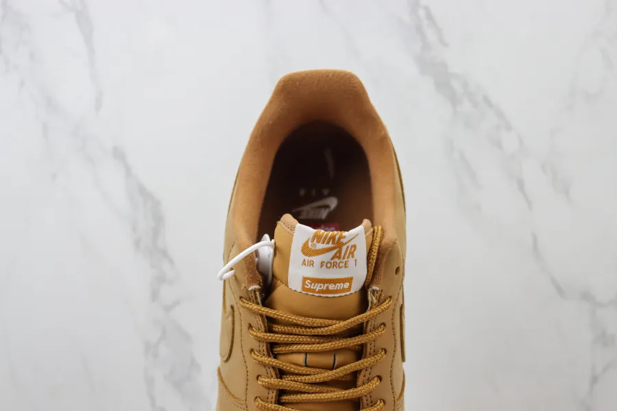 Supreme X Air Force 1 Low Sp Box Logo - Wheat 