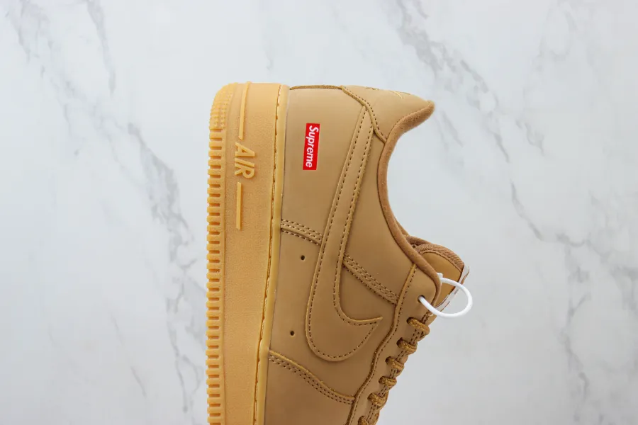 Supreme X Air Force 1 Low Sp Box Logo - Wheat 