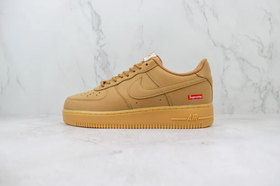 Supreme X Air Force 1 Low Sp Box Logo - Wheat 