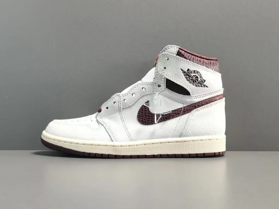 A Ma Maniere X Jordan 1 High Burgundy Crush