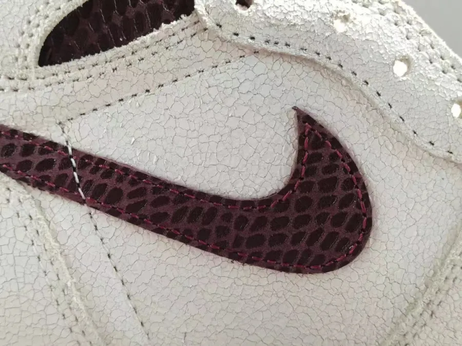 A Ma Maniere X Jordan 1 High Burgundy Crush