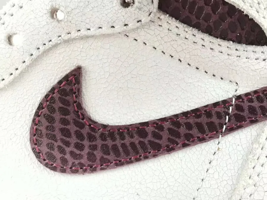 A Ma Maniere X Jordan 1 High Burgundy Crush