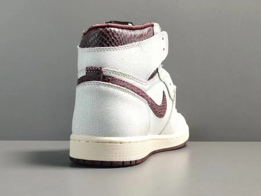 A Ma Maniere X Jordan 1 High Burgundy Crush