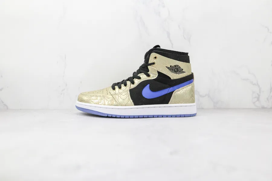 Air Jordan 1 Zoom Comfort Gold Laser 