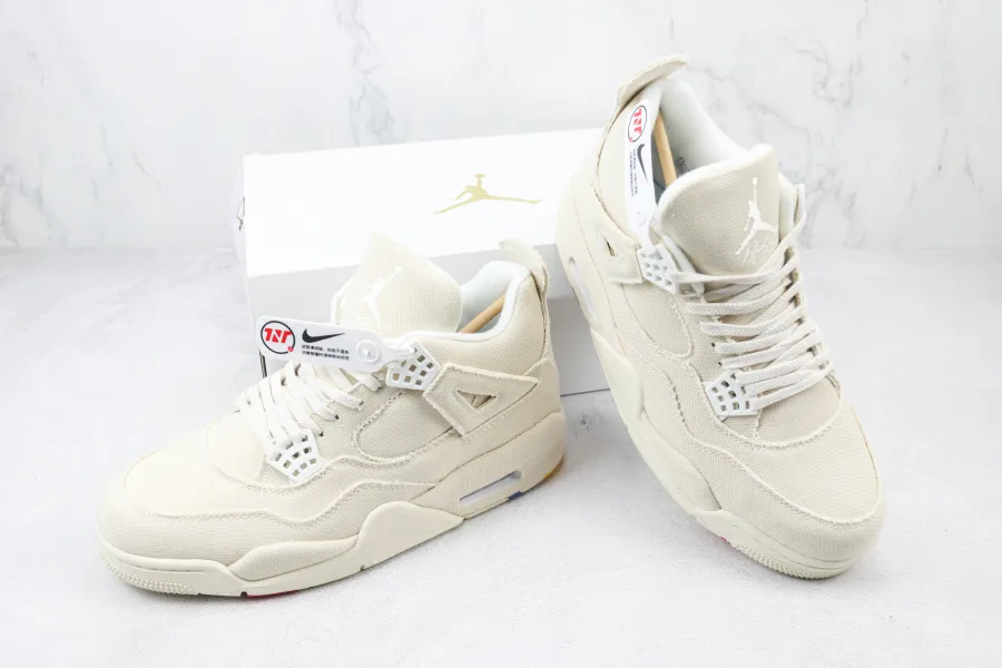 Wmns Air Jordan 4 Retro Blank Canvas 