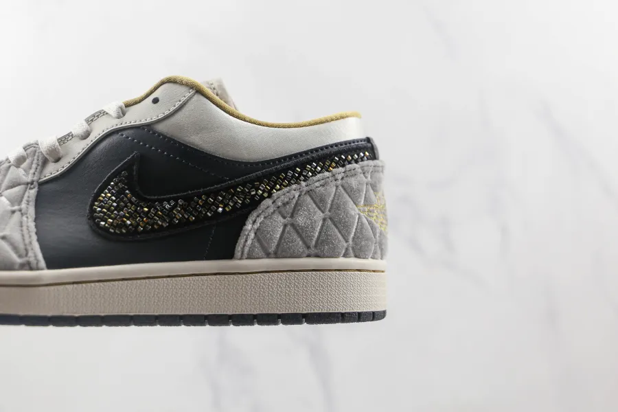 Air Jordan 1 Low Se Beaded Swoosh 