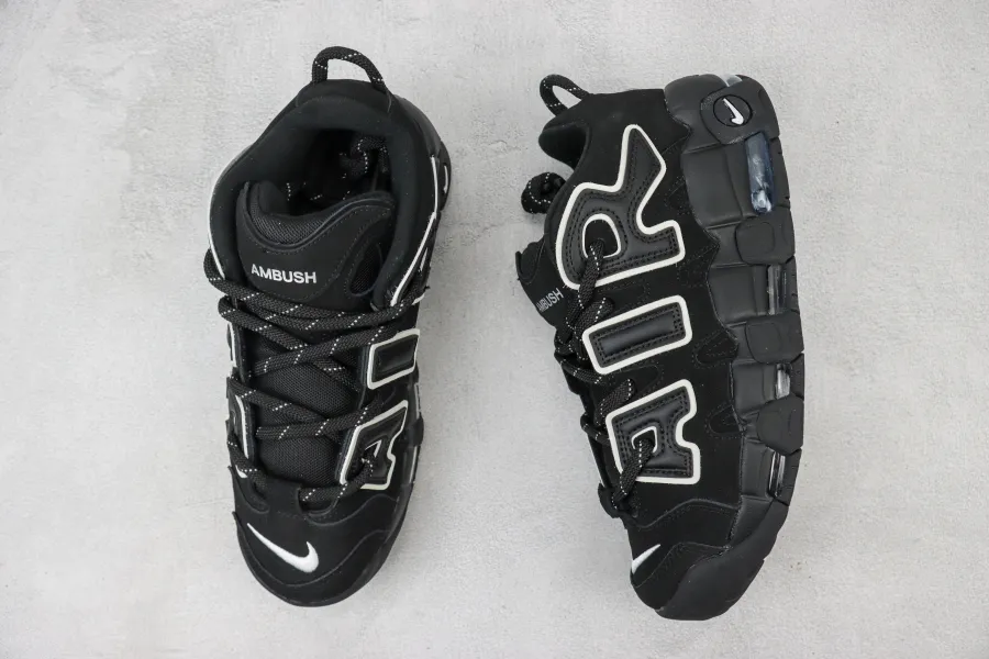 Ambush X Air More Uptempo Low Black 