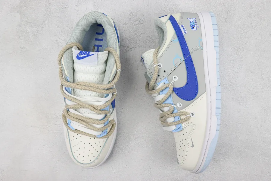 Nike Low Gs Lvory Hyper Royal 